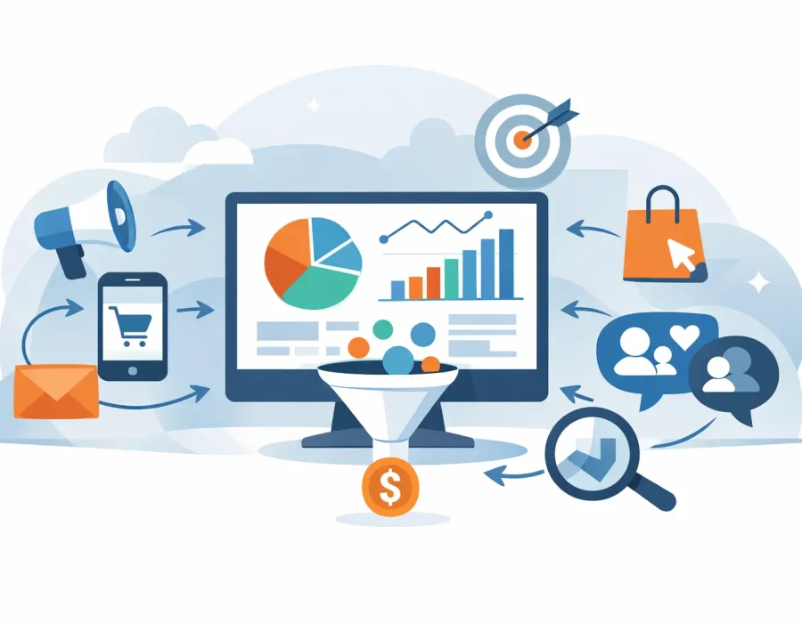 Atribución de marketing multicanal que vende